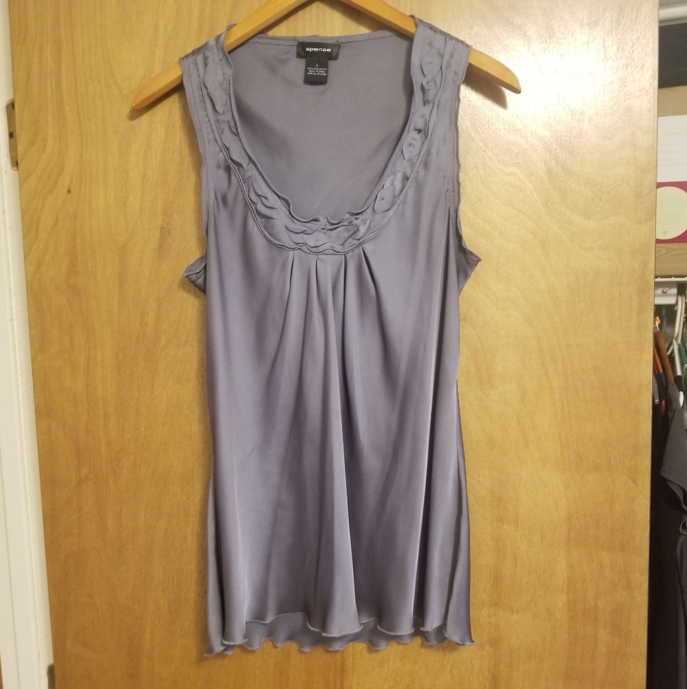 Cute silky summer tank